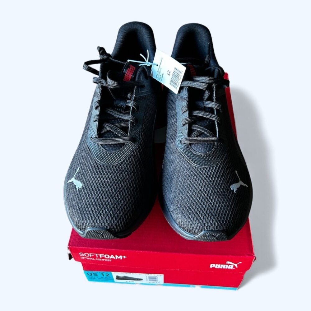 PUMA Men's Disperse Sneaker Black Size12